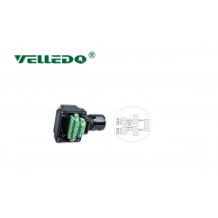 Соединитель для распределительной коробки VELLEDQ DZP-F09S07-5.0PVC/BK