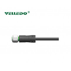 Соединитель для распределительной коробки VELLEDQ M12-F08T06-10.0TL/BK